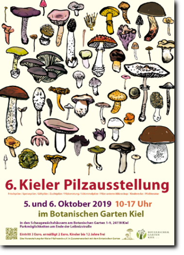 Plakat 6. Kieler Pilzausstellung